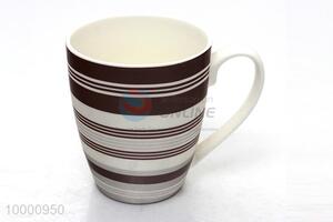 Hot sale Ceramic Cup with strip pattern