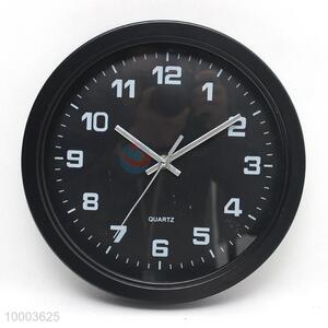 Black Ground Round Wall Clock