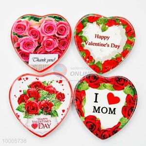 Wholesale Heart Shaped Rose Fridge Magnet