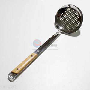 Non-magnetic 3mm Art Wooden Handle 12# Leakage Ladle