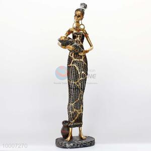 Afrian Mother Carrying Baby Resin Ornament