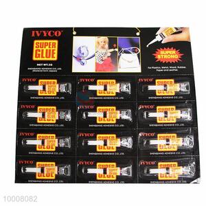 12PCS 1.5g Super Glue/Cyanoacrylate Adhesive With Black Package