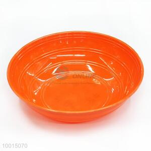 Wholesale Competitive Price Round Orange Melamine Bowl