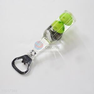 Green simulation fruit beer opener