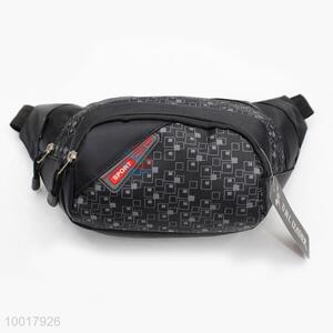 Black cool men sports waist bag