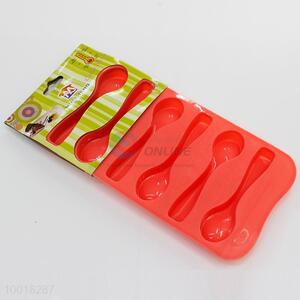 6-grid spoon shaped ice cube tray