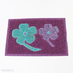 Floral Pattern Double-color PVC Floor Mat