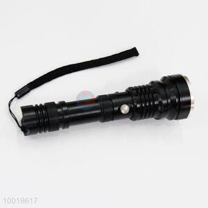 500M Black Strong Light Waterproof Flashlight Security Flashlight