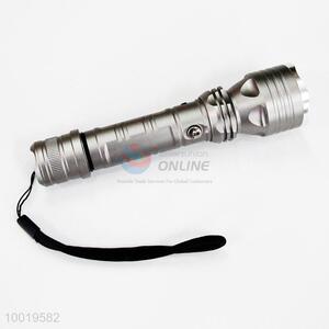 500m Cheap Silvery Waterproof Strong Light Flashlight