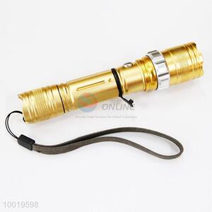 500m High Quality Gloden Waterproof Strong Light Flashlight