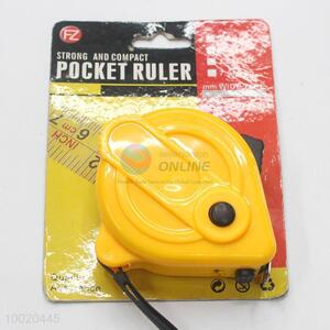 Yellow Flexible Rule/Rolling Tape Measure