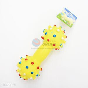 Wholesale Yellow Barbell Pet <em>Toy</em> for Dogs/Chew Toys