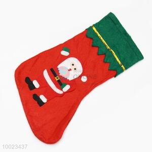 Hot Sale Santa Claus Pattern Non-woven Christmas Stocking