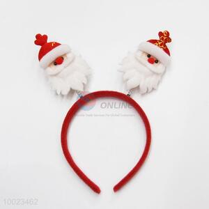 Hot Sale Cute Santa Claus Head Non-woven Christmas Party Head Band