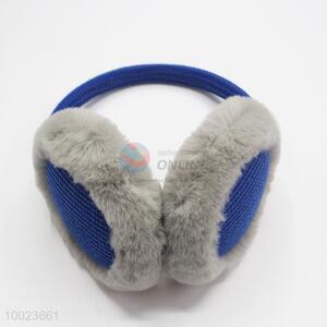 Winter warm plush knitted earmuff