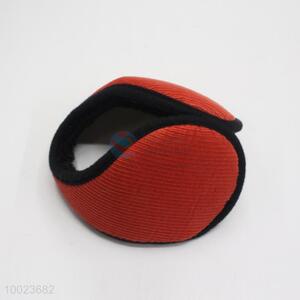 Orange men grid <em>earmuff</em> for winter