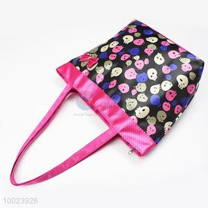 Printing Bowknot Decorated Satin Single-shoulder Bag