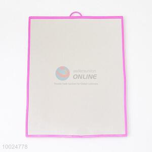 12*16cm Pink Frame Mirror with Holder