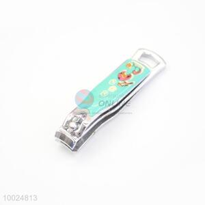 Flower Printing Titanium Steel Nail Clipper