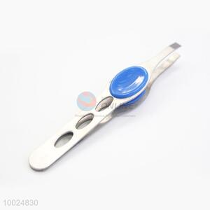 9.5CM Jewelry Decorated Stainless Steel Eyebrow Tweezers Set