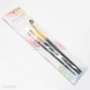 Round Head Paintbrushes Set of 3pcs