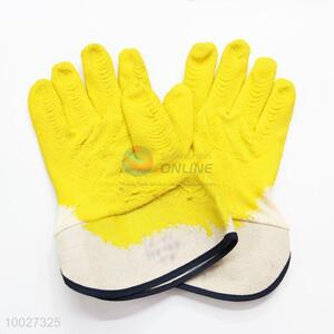 High Quality Yellow <em>Latex</em> Coated <em>Gloves</em>/Protection <em>Gloves</em>