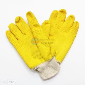 Competitive Price Yellow <em>Latex</em> Coated Protection <em>Gloves</em>