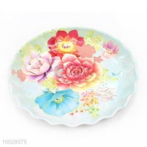 Delicate Flower Melamine Fruit Plate with Wholesale Price