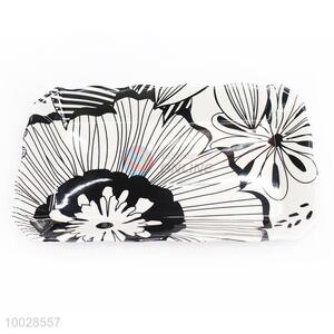 Wholesale Black and White Melamine Fruit Plate