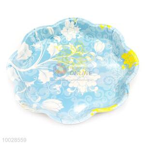 Simple Allover Blue Melamine Fruit Plate