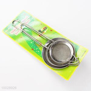 8cm/10cm/12cm Broadside Stainless Steel Mesh Strainers