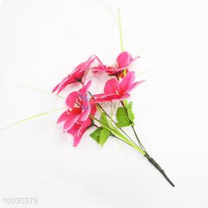 High Quality 5 Heads Christmas Artificial Flower