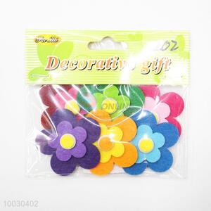 Wholesale 6 Pieces Flowers Shape Felt Decorative Gift