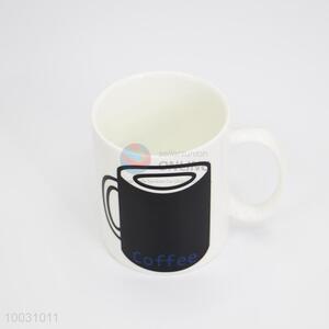 Coffee Cup Pattern Color Changing Ceramic Mug Cup