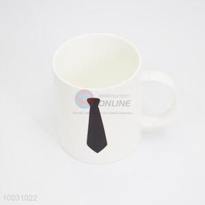 Necktie Pattern Color Changing Ceramic Mug Cup