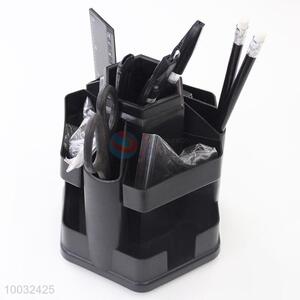 Black <em>Stationary</em> <em>Set</em> Including Scissor&Ruler&Pencil Sharpener&Pen&Staple&Note Paper