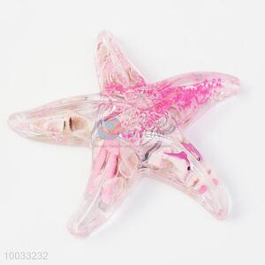 Creative clear acrylic starfish shaped beer opener