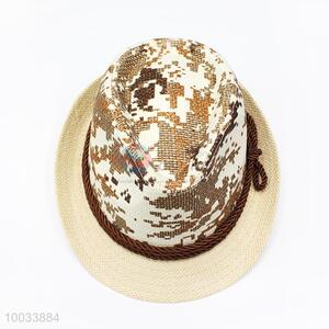 High Quality Brown Camouflage Fashion Hat/Top Hat