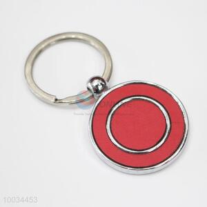 Round PU Key Chain