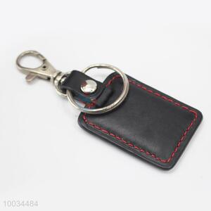 Rectangular PU&Iron Key Chain