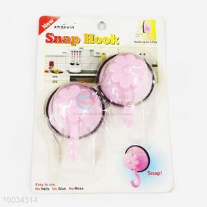 2pcs/set pink cute sucker snap hook