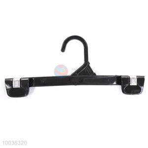 25.5*9CM New Design Black Plastic Hanger, Clothes Rack with Clips