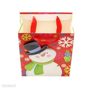 23*18*10cm Wholesale Red Snowman <em>Gift</em> Bag/Paper Bag