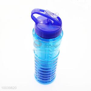 High Quality Skid Resistance Transparency Blue PP+PS Double Wall Auto Mug/Travel Mug