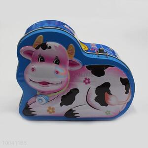 Cow Pattern Iron Money Box