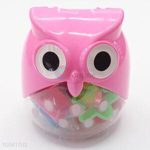 8*11CM Muticolour Hot Sale Educational Plasticine Put in a Owl Shaped Bottle