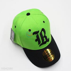 Green embroidery baseball cap/hat