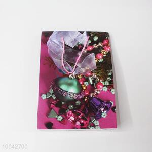 13*17*7CM Copper Plate Shopping <em>Paper</em> Bag For Christmas