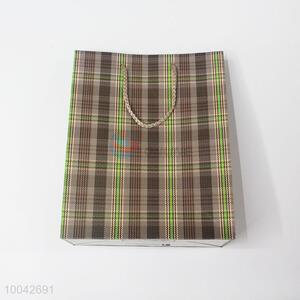 13*17*7CM Stripe Pattern Copper Plate Shopping <em>Paper</em> Bag