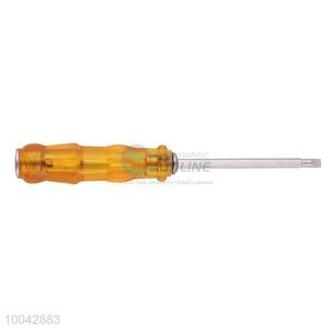 6mm*100mm Transparent Handle Straight Screwdriver/Cross Screwdriver